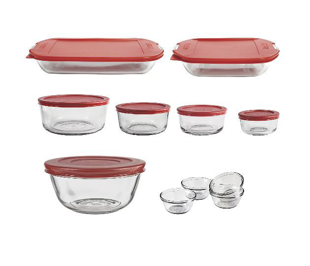 anchor hocking 30 piece glass food storage set